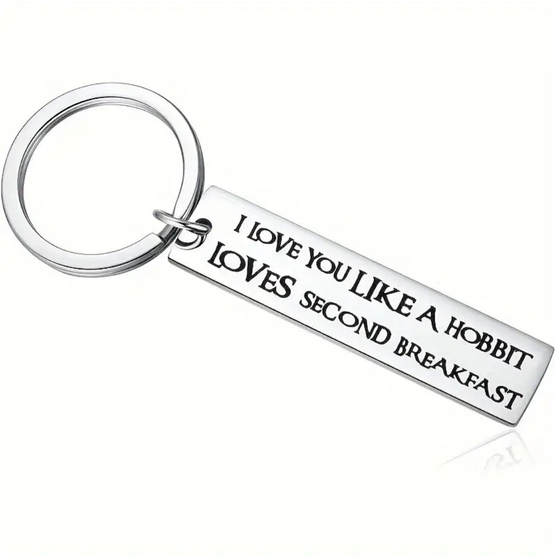 I Love You Like A Hobbit Keychain