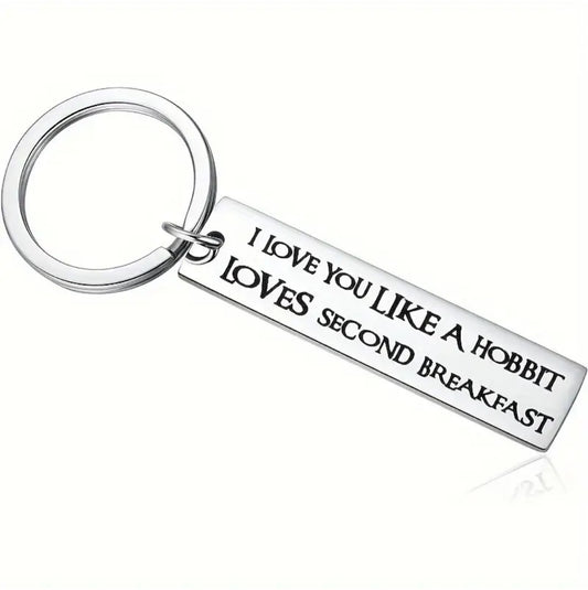 I Love You Like A Hobbit Keychain
