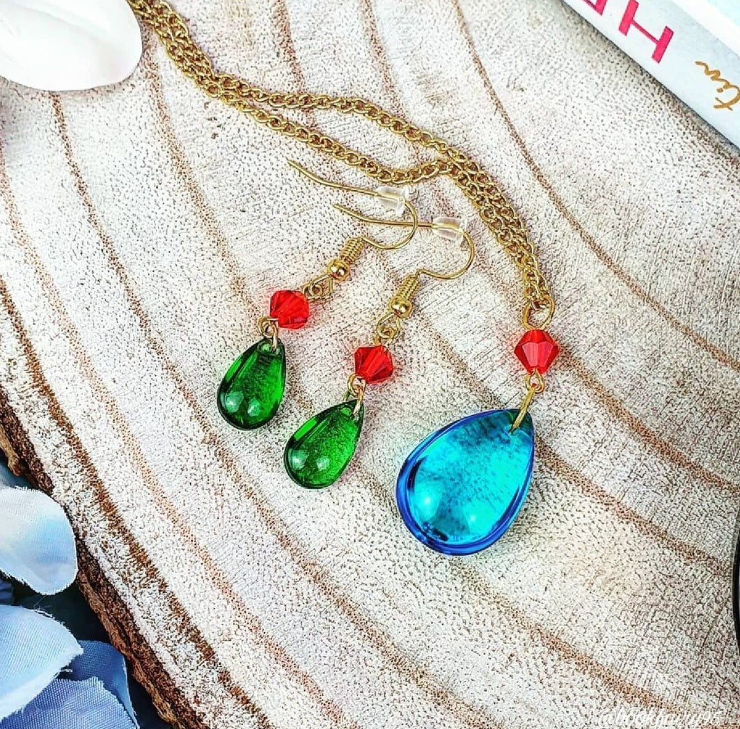 Howl's Jewelry Set (Plastic Stones)