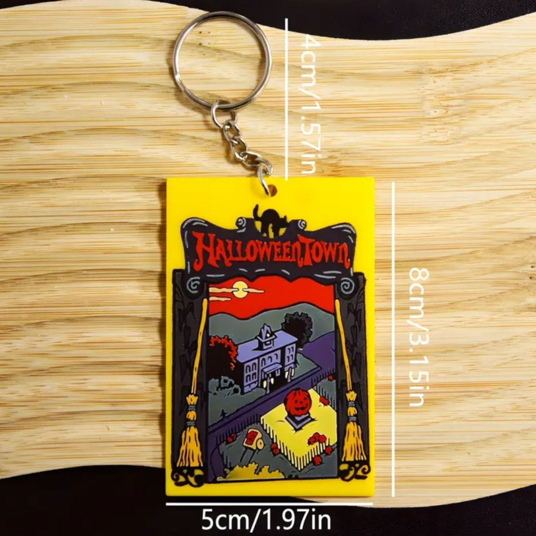 Halloween Town Keychain