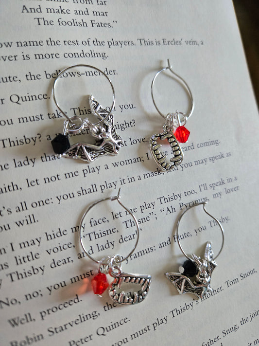 Vampire Wine/Mug Charm Set