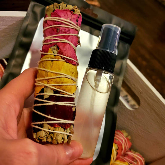 Rose Petal Smudge Kit