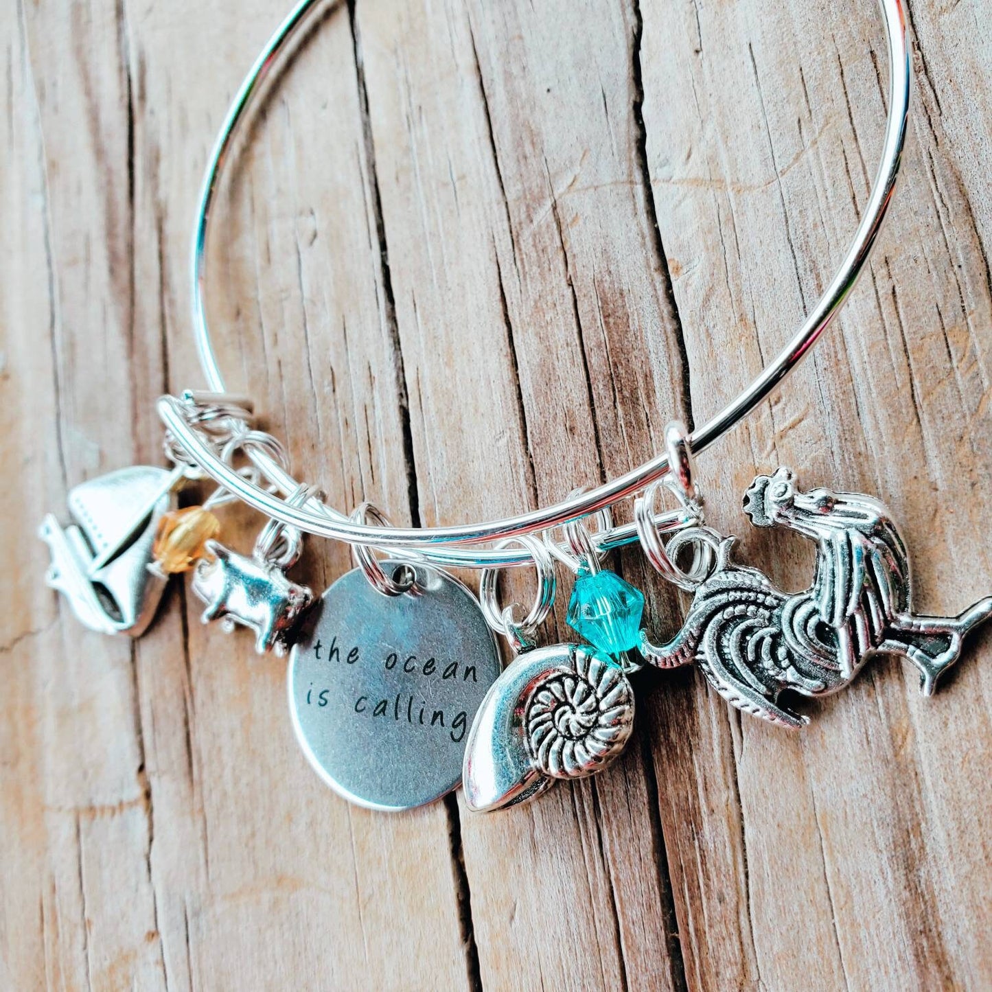 Ocean is Calling Adjustable Bangle