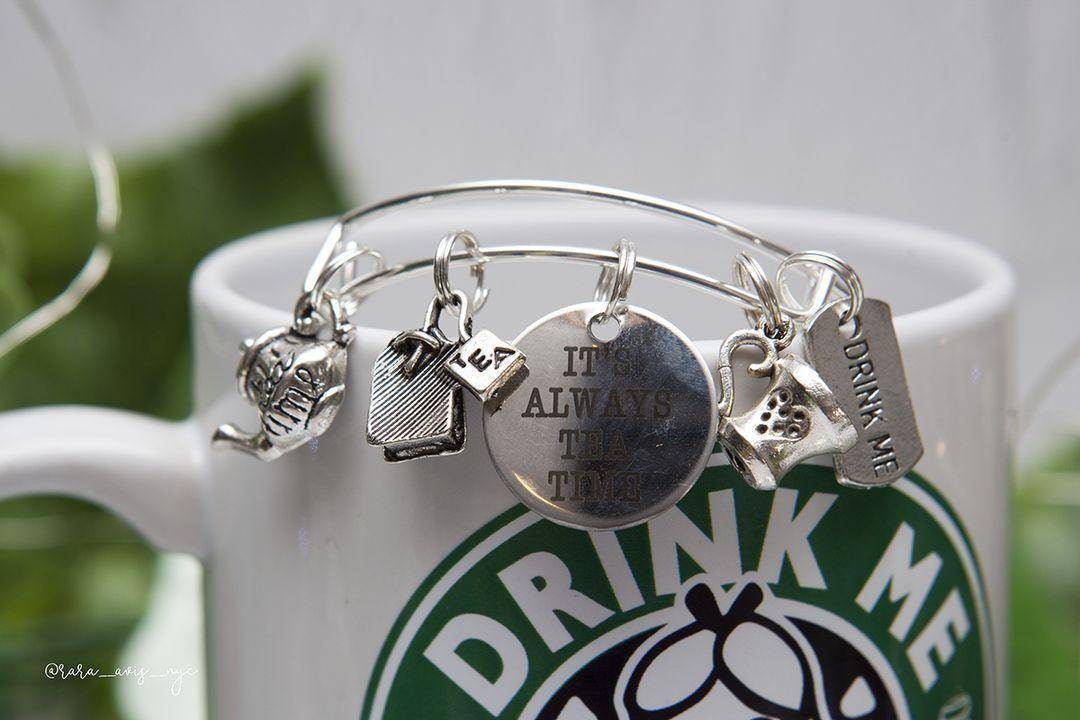 Tea Time Adjustable Bangle