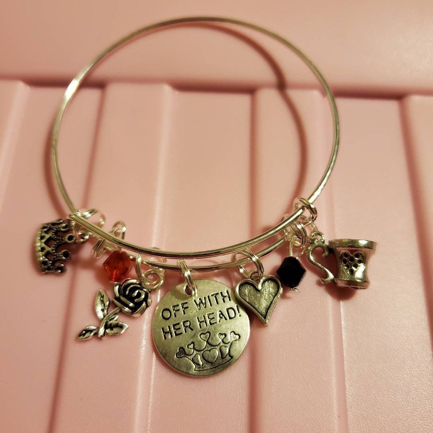 Off With Her Head Adjustable Bangle
