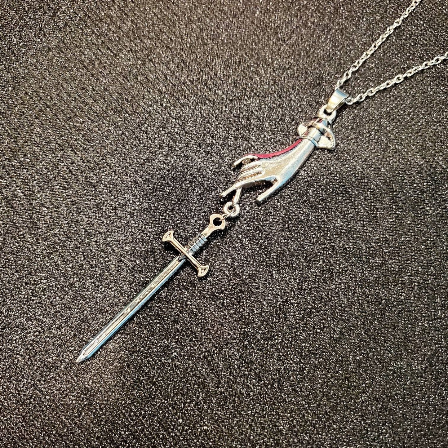 Anduril with Hand Necklace