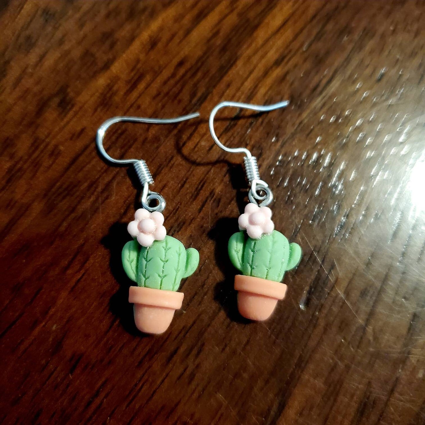 Cactus Pot Earrings