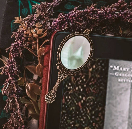 Antique Mirror Necklace