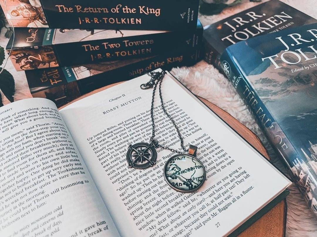 Middle-Earth Map Necklace