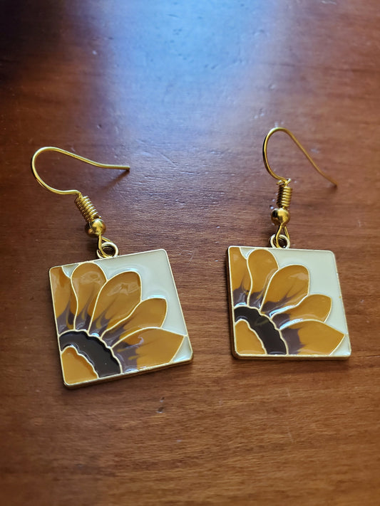 Sunflower Earrings